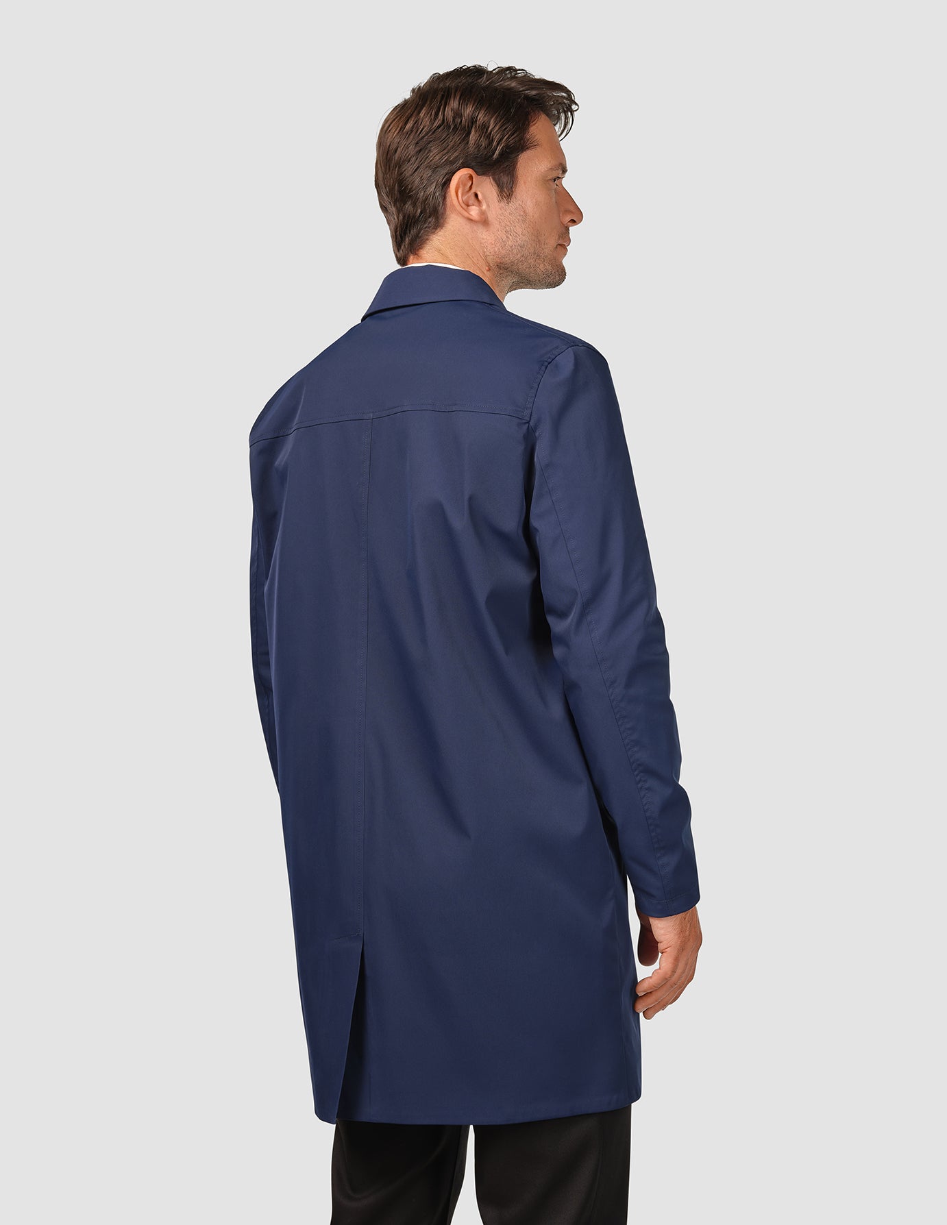 Waterproof Trench Coat Navy